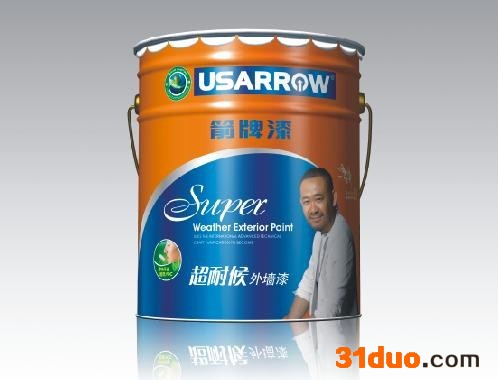 箭牌超耐候晴雨外墙漆 美国箭牌外墙油漆招商 箭牌涂料**品牌 防霉抗藻美国箭牌外墙涂料加盟 **品牌箭牌水性漆品牌