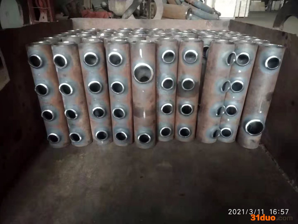 厂家生产114*8集合管 多孔集合管 拔制汇管  拔制汇气管