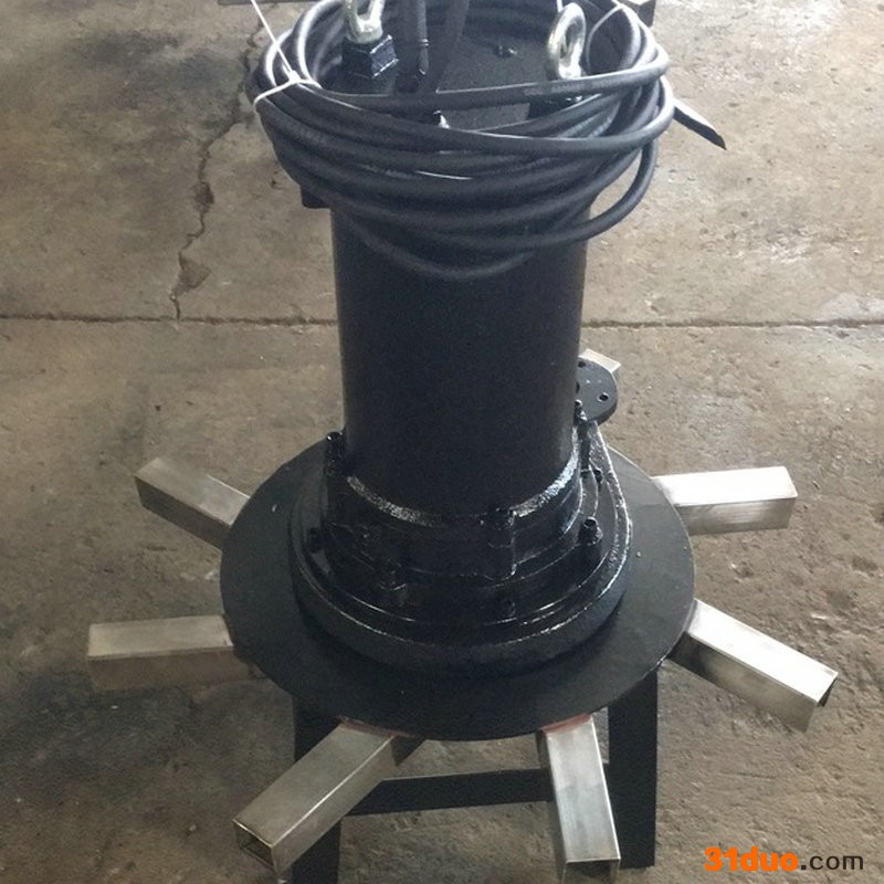 八管悬挂链曝气管旋混曝气管硅橡胶曝气盘管悬装式潜水推流管