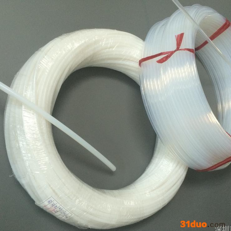 深圳丹凯-eptfe白色防水透气管弹性柔软微孔过滤膨体聚四氟套管