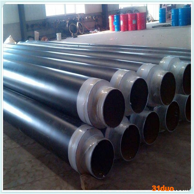 万励 成品保温暖气管 直埋管 保温管生产厂家