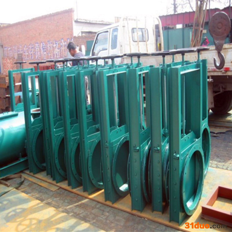 东州 插板阀  卸料器配套插板阀 烟气管道插板阀 异型闸板阀