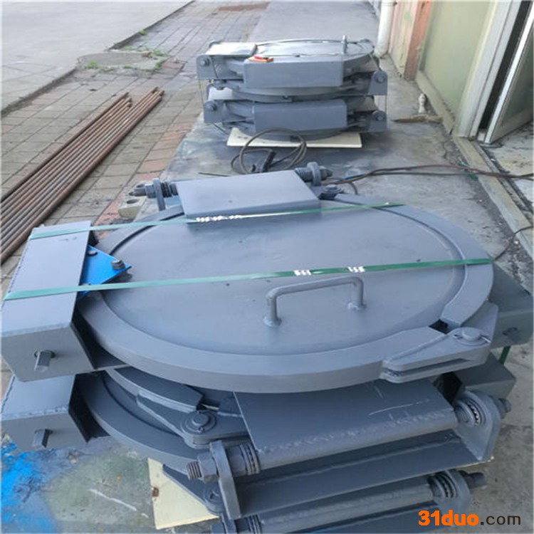 亿金管道 DN150-DN1200 管道快开盲板 燃气管道快开盲板 三瓣卡箍式快开盲板 车间制造