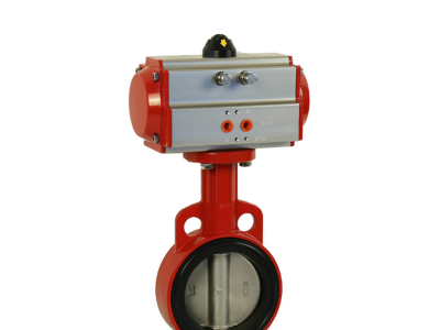 气动软密封蝶阀  D671X气动智能对夹蝶阀 气动橡胶蝶阀 气动对夹蝶阀