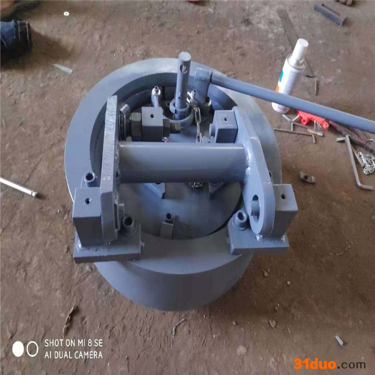 亿金管道 DN80-DN1200 燃气管道快开盲板 卡箍式快开盲板 锁环式快开盲板 生产车间