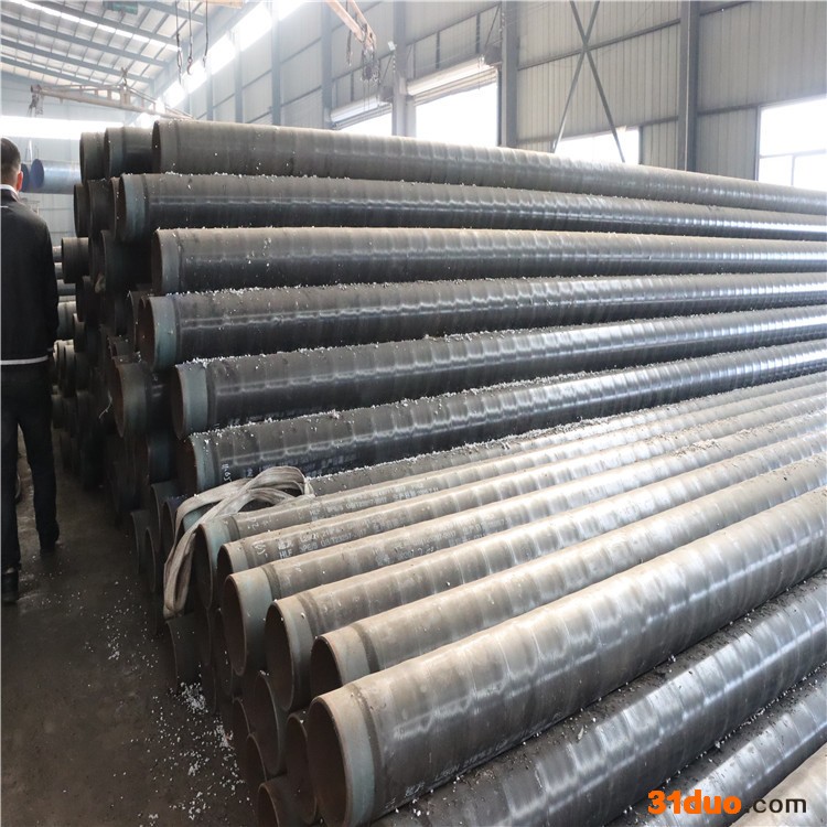 浩瑞管道 3pe防腐钢管地埋式 防腐钢管厂家 燃气管道三层PE防腐管道 3pe防腐钢管