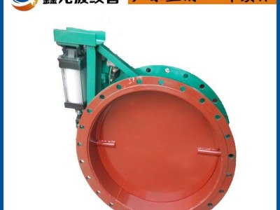 供应 气动通风蝶阀 碳钢气动蝶阀 法兰式气缸驱动调节风门 粉尘气动通风蝶阀