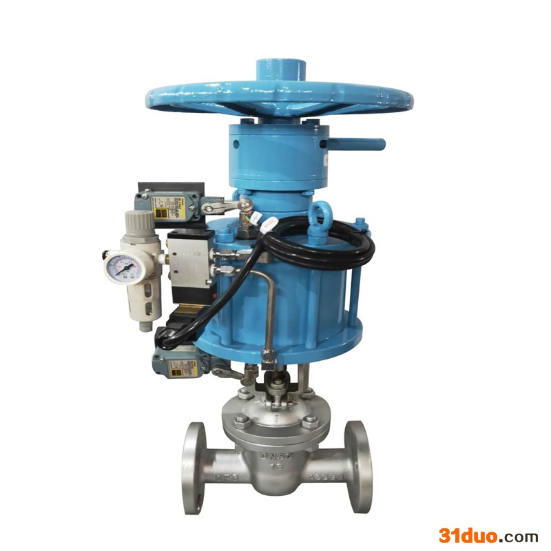 气动刀闸阀 气动法兰刀型闸阀 气动浆液阀 郝工自控阀门 重庆地区可配送到厂