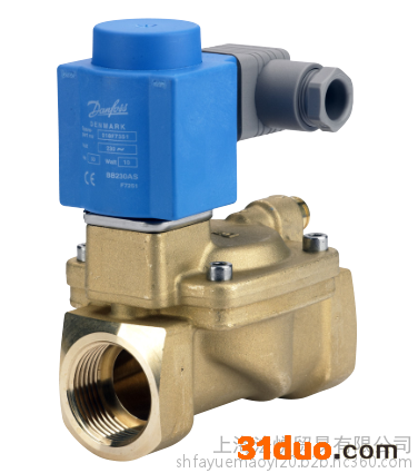 丹佛斯工控Danfoss EV220B电磁阀二位二通032U7125原装 DN15-50水/油/蒸汽/空气 欢迎来电咨询