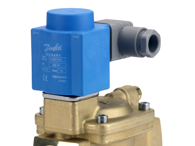 丹佛斯工控Danfoss EV220B电磁阀二位二通032U7125原装 DN15-50水/油/蒸汽/空气 欢迎来电咨询