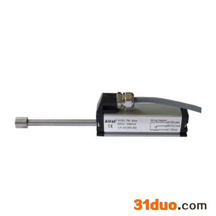 米朗/Miran TR-75mm 弹簧自复位式位移传感器 微型弹簧自恢复位移传感器 直线位移传感器 电阻尺