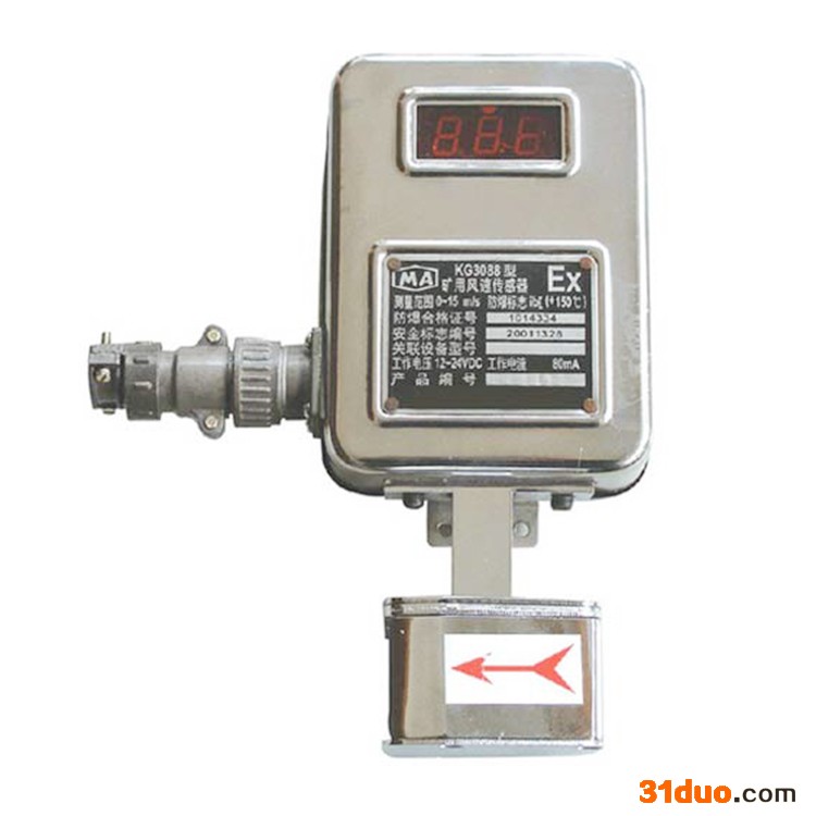 中煤 KG3088型 风速传感器 KG3088型风速传感器适用范围