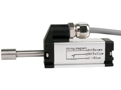 米朗TR-100mm 直线位移传感器 弹簧自恢复位移传感器 微型弹簧自恢复位移传感器 电阻尺