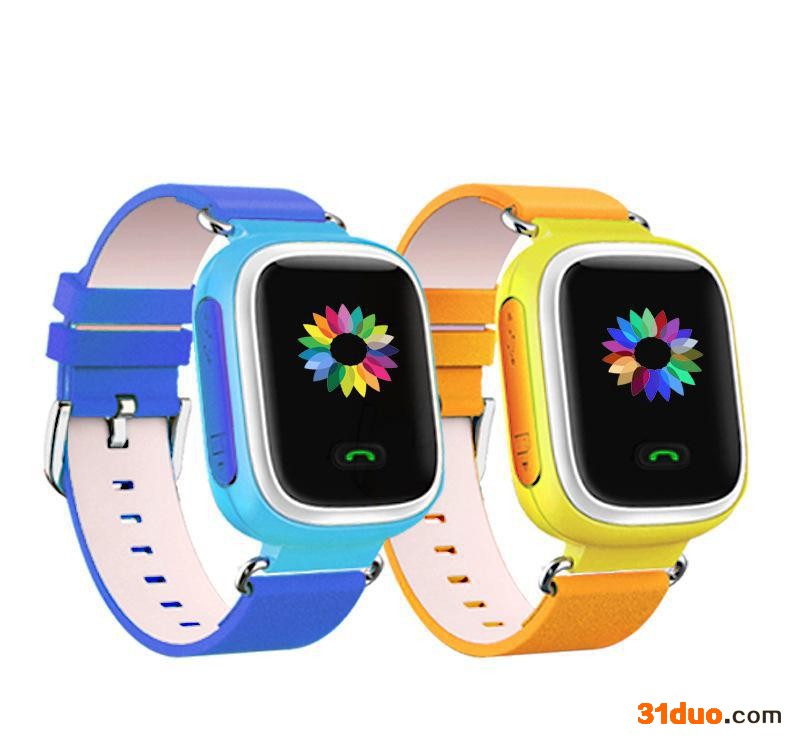 易点点 儿童智能手表电话手机 GPS定位小孩学生防丢 插卡双