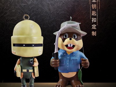 树脂卡通公仔钥匙扣** 汽车手机包包卡通钥匙挂件配饰定做