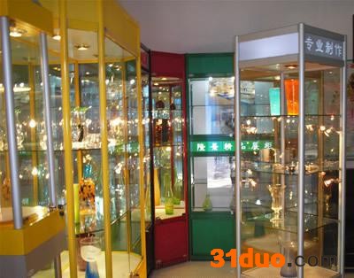 【展柜】北京加工玻璃烤漆**展柜手机展示用展柜