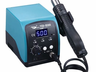 智能 数显858D热风焊台 热风拆焊台 手机维修热风焊台配五个喷嘴