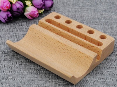 健木木质工艺品 商务礼品 手机底座 公司礼品 企业礼品 圣诞节礼物