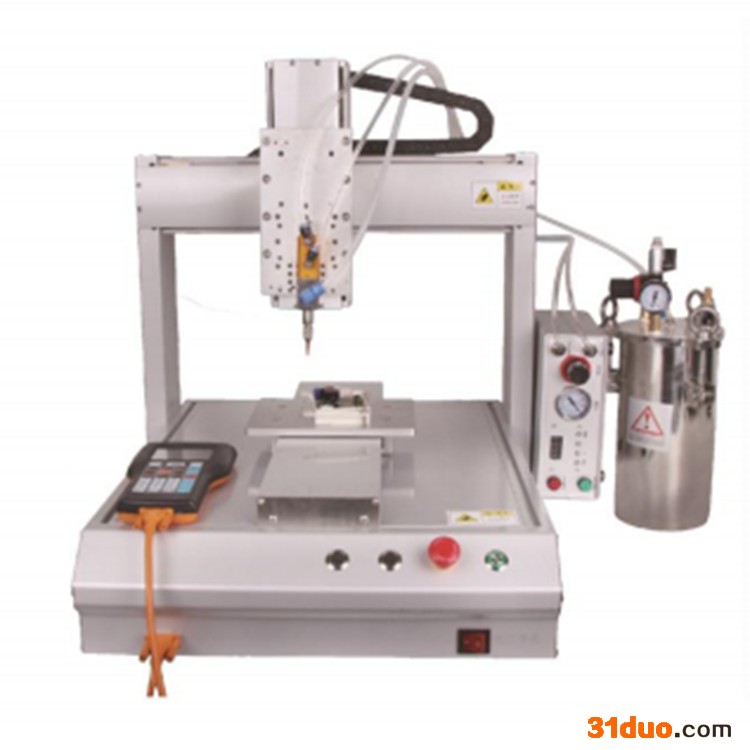 北京深隆STD1227 电子行业点胶机器人 全自动点胶技术方案 桌面型热熔胶自动点胶机 手机芯片精密点胶 新乡自动点胶机