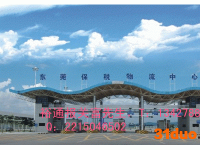 东莞沙田码头一日游报关 沙田保税仓报关资料 裕通报关公司