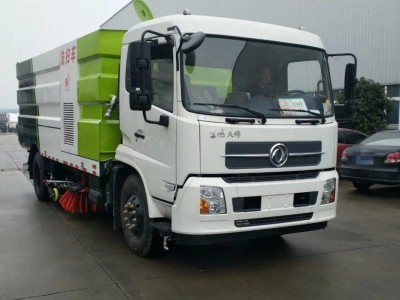 浙江温州国五东风天锦程力洗扫车