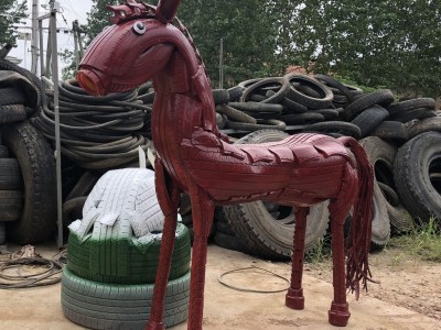 定制儿童乐园设施轮胎工艺品造型大型轮胎卡通动物造型景观小品景观雕塑公园广场艺术品摆件