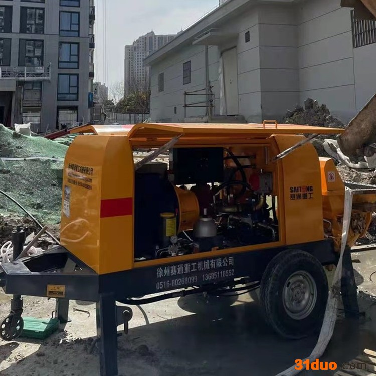 赛通重工 温州混凝土输送 柴油机泵 泵车