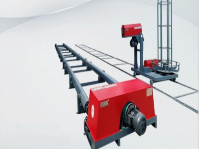 浙江温州  厂家高铁建筑轻型绕筋机钢筋笼绕筋机视频