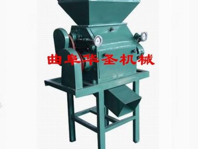 塑料碾扁机 家庭农户大豆挤扁机 温州小型双辊挤扁机