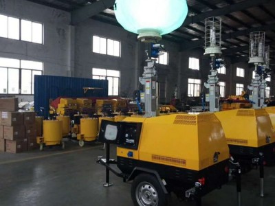 防水防雨抢险应急照明车 牵引式卤素灯照明车 夜晚施工照明车