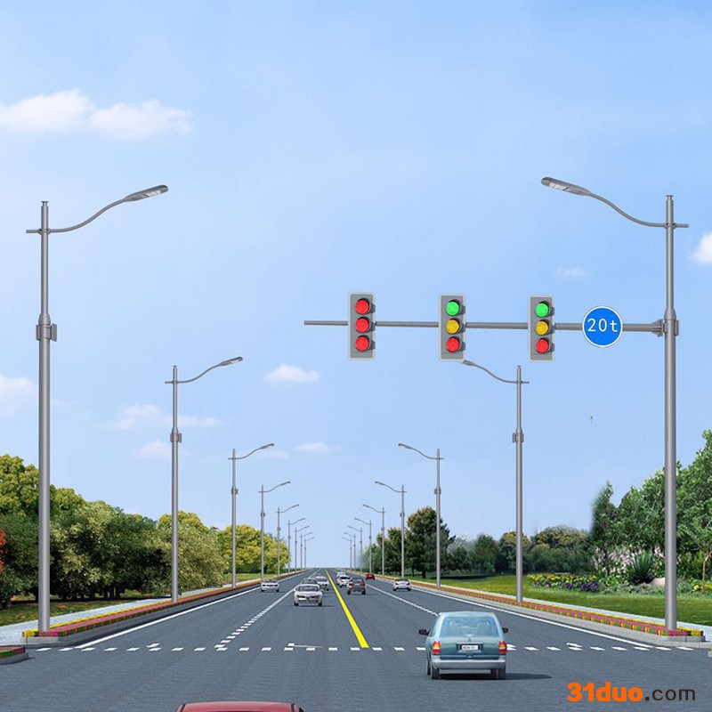 正创照明 综合杆厂家 监控杆价格