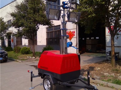 奔马7米照明车_拖车式照明车_户外照明车操作简单