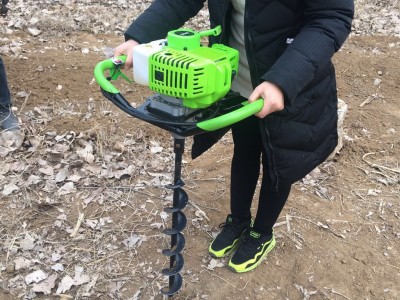 大马力钻土钻坑机 苗圃种植挖坑机  光伏发电工程挖坑机