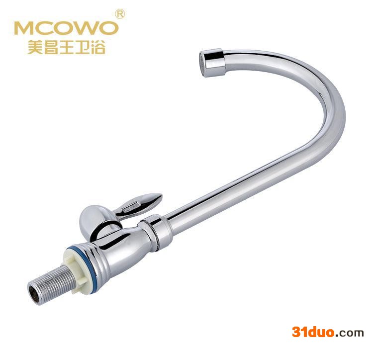 新款热卖美昌王厨房水龙头 全铜耐磨单联式菜盆水龙头