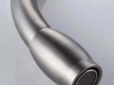 304不锈钢厨房冷热混水龙头 可旋转扳手式水龙头 贴牌