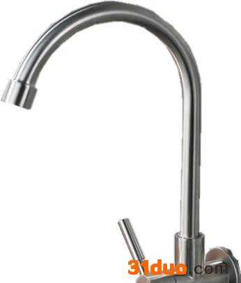 卫浴加盟304不锈钢入墙式单冷厨房洗菜盆水龙头 阳台拖把池龙头