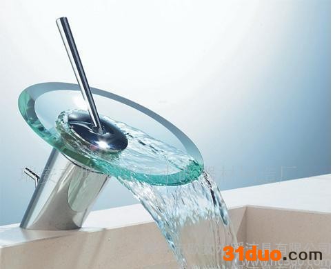 面盆水龙头,欧文卫浴,欧文卫浴玻璃面盆水龙头OV-1041