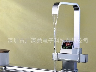 数字显示水龙头 恒温水龙头 全铜洗菜盆冷热面盆水龙头8020