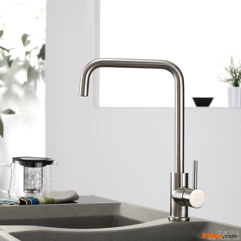 供应钢奇304不锈钢厨房水龙头、水槽龙头、菜盆龙头