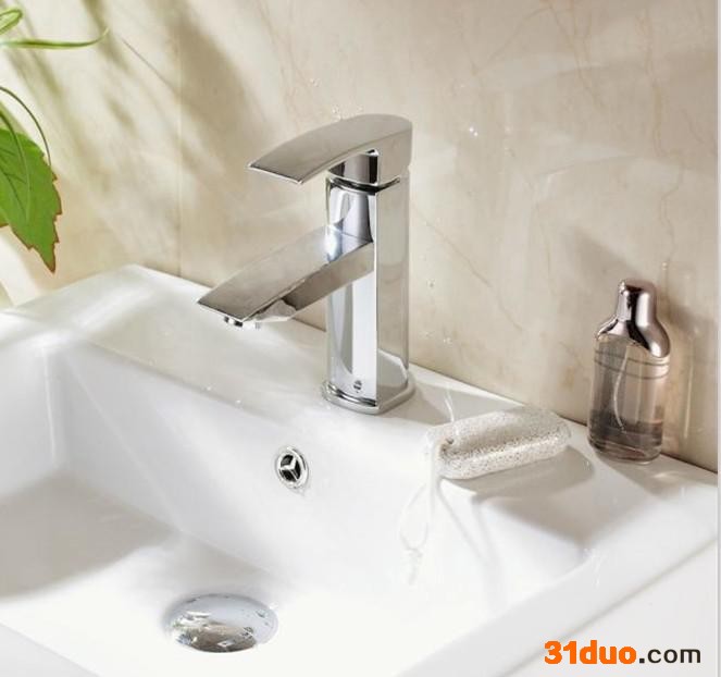 全铜**冷热面盆水龙头 法恩沙浴室柜水龙头 洗手盆混水龙头加