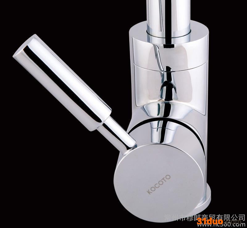 库托KOCOTO厨房洗菜盆水槽龙头全铜净水旋转立式冷热水龙头2053
