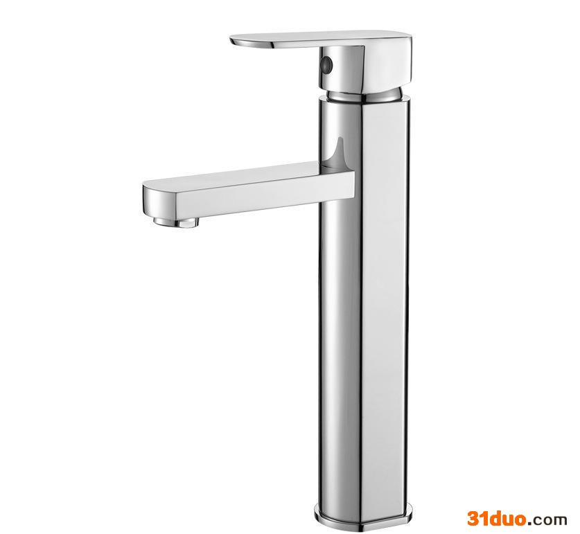 全铜电镀冷热混水脸盆龙头 单把单孔面盆水龙头 温州