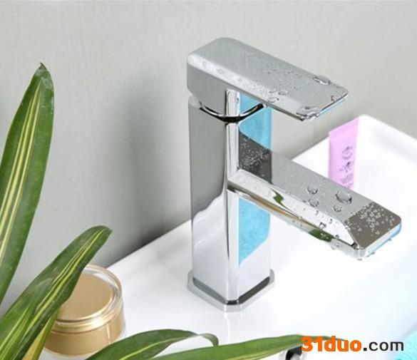 新款全铜**冷热面盆水龙头 浴室柜水龙头 洗手盆脸盆水龙头