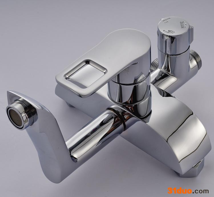 直批 全铜 淋浴三档水龙头 淋浴花洒主体 混水冷热浴室龙头