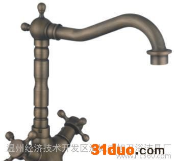【专业生产】仿古水龙头批发面盆龙头，厨房龙头，全铜打造高质量