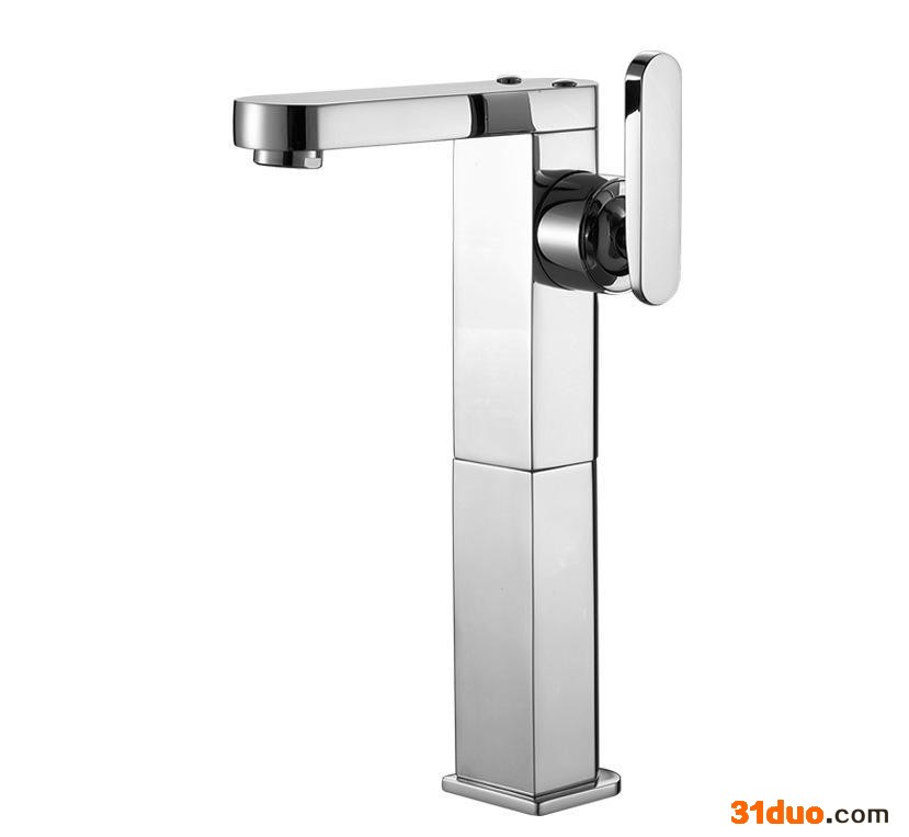 直销面盆加高单孔龙头 脸盆冷热水龙头 台上盆单孔冷热龙头