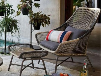 高利斯仿藤椅休闲家具户外家具藤编家具户外藤编桌椅庭院休闲桌椅专业厂家一件起订