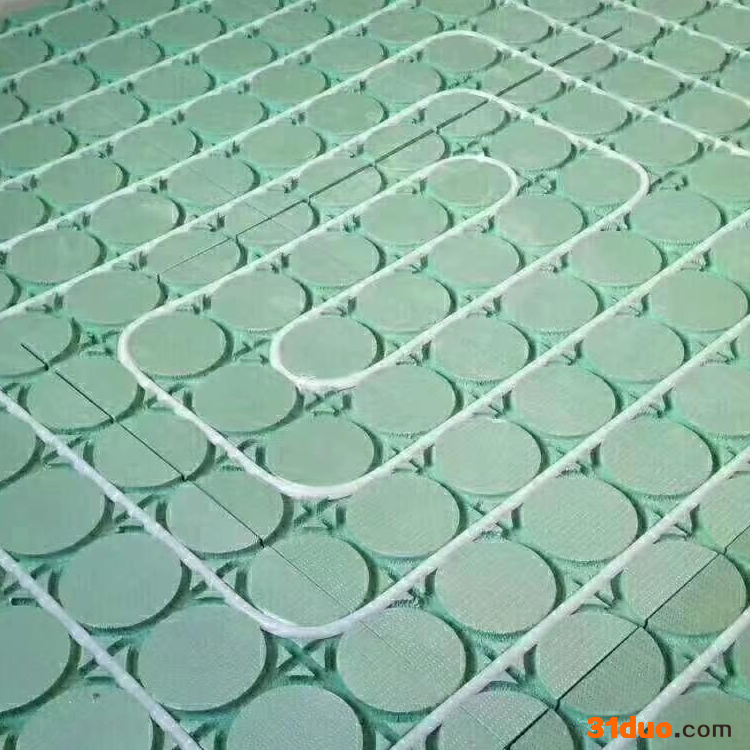 生产地暖模块 黄色蘑菇头式地暖模块 干式地暖模块  家装建材