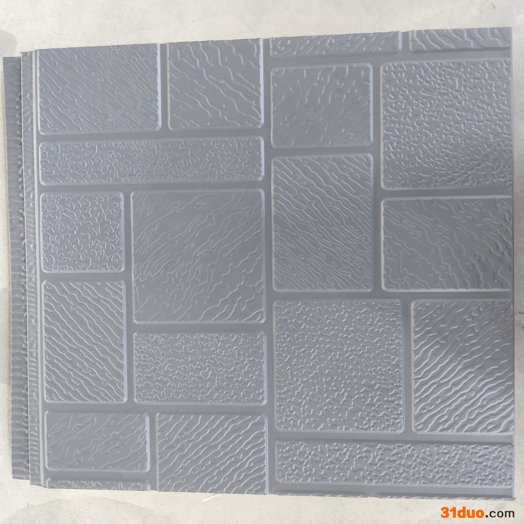 奇工 聚氨酯夹心金属雕花板 建材装饰保温外墙材料