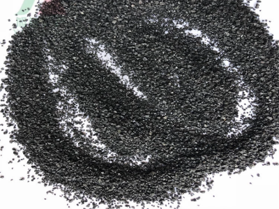 泽旭生产 建材建筑用透水砖彩砂 水晶黑砂 耐摩地坪 金刚砂骨料